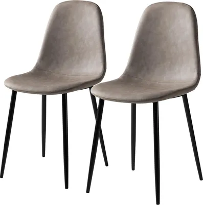 Produktbild von home24 Polsterstuhl - Kunstleder / Metall