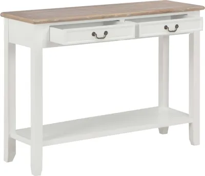 Obrázek produktu pro vidaXL Konzolový stolek bílý 110 x 35 x 80 cm Dřevo