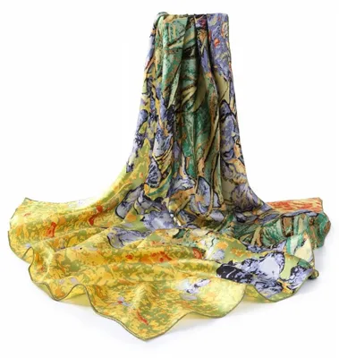 Productafbeelding van Zeidenbeeld van Gogh, impressionistisch