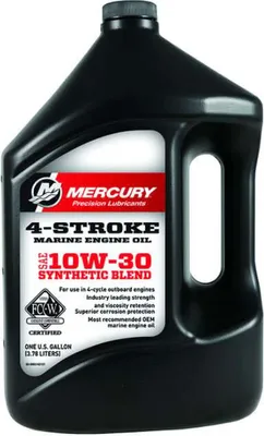 Produktbild von Quicksilver FourStroke Outboard Engine Oil Synthetic Blend 10W30 4 L 4-takt Motoröl