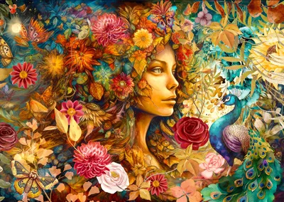 Produktbild von Enjoy Puzzle Jigsaw Puzzle Mother Earth - 1000 Teile Blumen