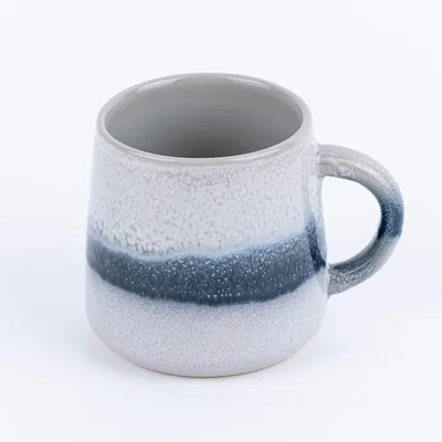 Produktbild von Sass & Belle Tasse Mojave glasiert Steinzeug grau blau weiß 350ml