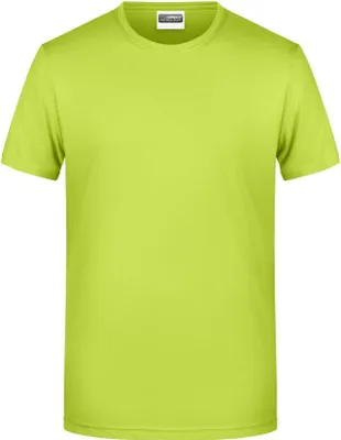 Produktbild von Men's Basic-T Herren T-Shirt in klassischer Form acid-yellow, Gr. S
