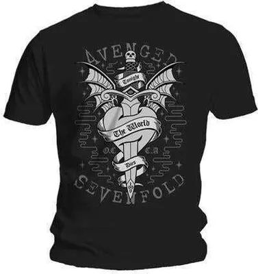 Produktbild von Avenged Sevenfold Cloak and Dagger Black T Shirt: Small