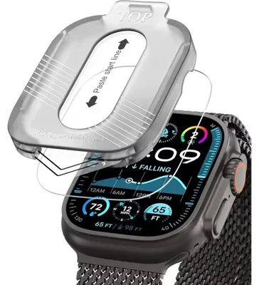 Immagine prodotto di Vetro protettivo per smartwatch Apple Watch Ultra 3 / 2 / 1 da 49 mm + guida all'installazione 9H