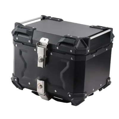 Obrázok produktu pre Univerzálny čierny 45L motocykel dobrodružstvo hliník Top Case Tail Box batožina