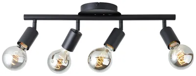 Produktbild von BRILLIANT Strahlerrohr, 4-flammig Tiffany schwarz IP20 E27 28 Watt g. f. Normallampe