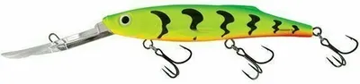 Zdjęcie produktu dla Salmo Freediver Super Deep Runner Green Tiger 12 cm 24 g Wobler