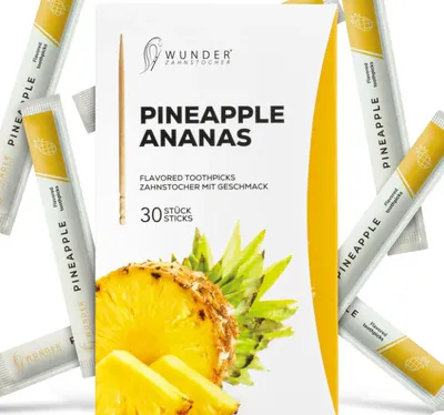 Produktbild von Wunderzahnstocher Pineapple Aroma Single Pack 30 Stück