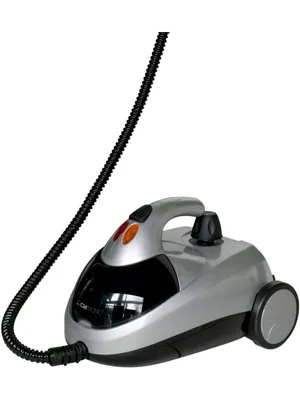 Produktbild von Clatronic DR 3280 Dampfreiniger, reinigt, entfettet und desinfiziert ohne Kalkrückstände und Putzstreifen, 4 bar Dampfdruck, Wassertank: ca. 1,5 Liter, Edelstahlheizkessel, Silber-Metallic
