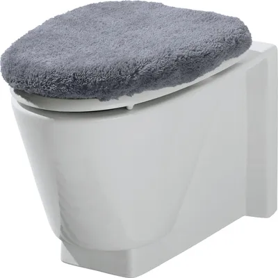 Produktbild von Erwin Müller WC-Deckelbezug Wellness" grau 47x50 cm"