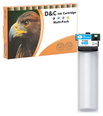 Imagen del producto de Cartucho de tinta cian compatible con varias impresoras Epson