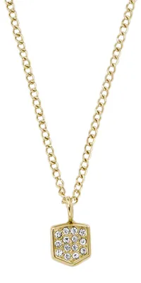 Produktbild von Fossil JF04530710 Damen Collier Edelstahl Gold weiß 46 cm