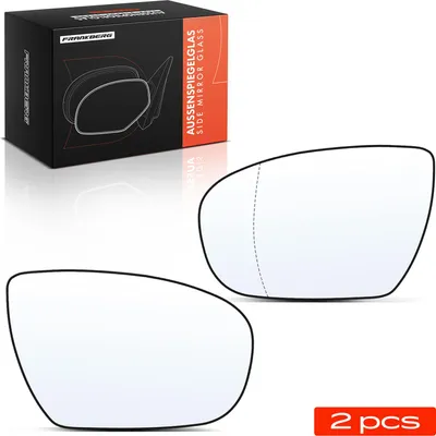 Produktbild von Frankberg 2x Spiegelglas Außenspiegel Vorne Links Rechts für Hyundai i20 GB IB