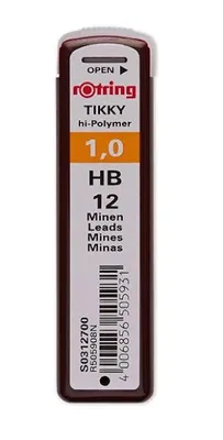 Immagine prodotto di ROTRING Feinmine Dose Feinminen 12 Stück 1.0 HB