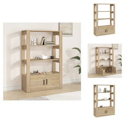 Obrázok produktu pre vidaXL Príborník Sonoma-dub 80x30x119,5 cm materiál na báze dreva - Príborníky