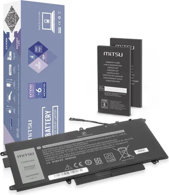 Produktbild von K5XWW Akku für Dell Latitude 5289 7390 2-in-1 - 7300mAh
