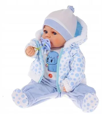 Obrázok produktu pre Interaktívna bábika pre deti, výška 45 cm, s oblečením a cumlíkom – spievajúca a rozprávajúca