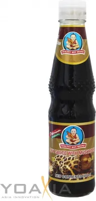 Produktbild von [ 300ml ] HEALTHY BOY BRAND Sojasauce mit Pilzgeschmack / Soy Sauce with Mushroom