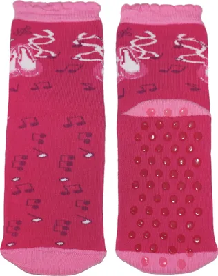 Produktbild von Kinder ABS-Socken für Mädchen aus Baumwolle Ballettschuhe Pink Größe 23-26