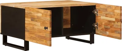 Image de vidaXL Table basse marron 80 x 50 x 40 cm bois massif mangue