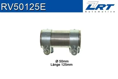 Produktbild von LRT Auspuff-Rohrverbinder Rohrverbinder Abgasanlage RV50125E für VW Golf IV Schrägheck (1J1) 50mm 125mm Edelstahl