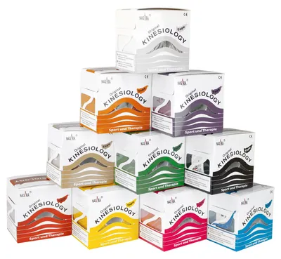 Produktbild von 10x NASARA Kinesiologie Tape Bunt