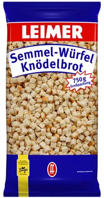 Produktbild von Gebrüder Leimer Semmelwürfel Knödelbrot zum Kochen Beutel 750g