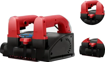 Image de Rabot électrique, 1200 W, largeur de coupe de 16 cm, câble de 4 m, 26 lames, conception ergonomique