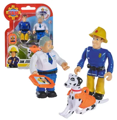 Produktbild von Sam, Steele, Radar | Spiel-Figuren Set | Feuerwehrmann Sam | Simba