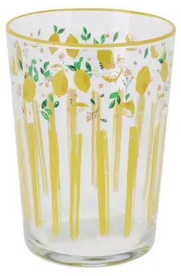 Produktbild von Großes Glas mit Obstmuster, 510 ml