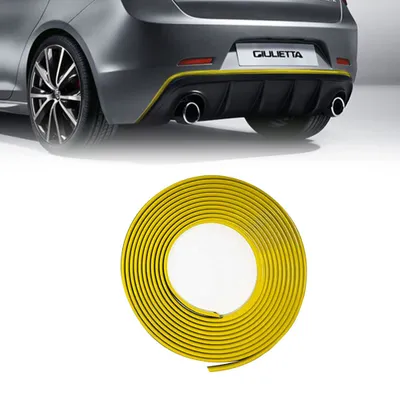 Zdjęcie produktu dla Naklejki profilowane żółte na zderzak tylny Dam Alfa Giulietta 11 mm x 2,00 mt