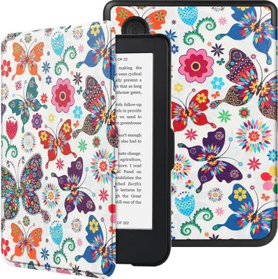 Produktbild von Schlanke Schutzhülle für Tolino Shine 5 und Kobo Clara 2E E-Reader, Premium-Hülle mit automatischer Funktion