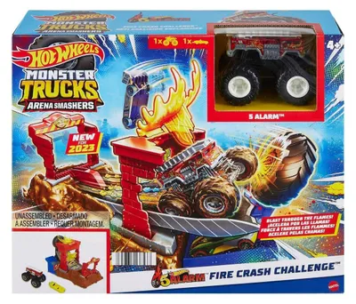 Immagine prodotto di Mattel Hot Wheels Monster Truck Allarme Antincendio Demolizione HNB90