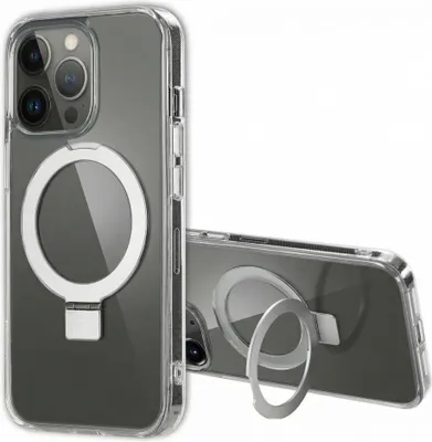 Produktbild von Accezz Ring Stand Backcover mit MagSafe iPhone 13 Pro Max - Transparent