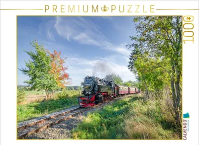 Produktbild von CALVENDO Puzzle Selketalbahn bei Stiege | 1000 Teile Lege-Größe 64x48cm Foto-Puzzle für glückliche Stunden