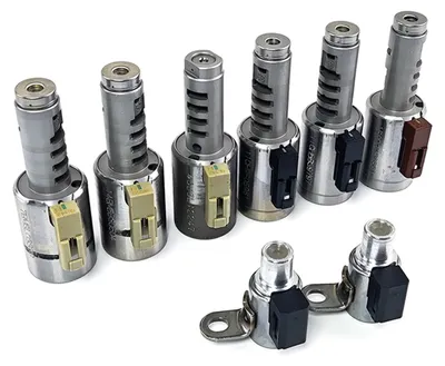 Image de Kit de solénoïdes pour boîte de vitesses automatique - C180-A339-A - 8 pièces - Compatible avec les boîtes TF81-SC, AF40-6, AWF21 et AF40 - Pour Peugeot