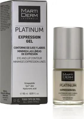 Produktbild von MartiDerm Platinum Expression Augenkontur- und Lippenpflege, Augen- und Lippengel 15ml