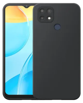 Obrázek produktu pro Vhodné pro Oppo A15 / A15s / A35 Phone Case Black Flexibilní silikonové TPU pouzdro - Flexibilní zadní kryt Silicone TPU Case - Black - Smartphonica