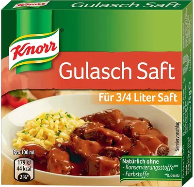 Produktbild von Knorr Gulasch Saft Würfel 75g