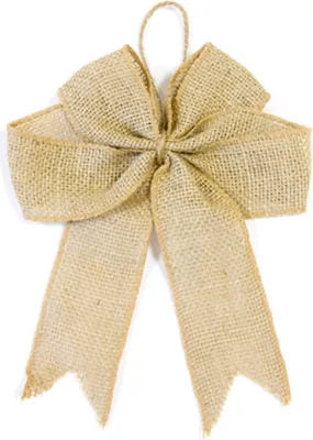 Produktbild von Dekoschleife aus Jute 20 cm - Einheitsgröße