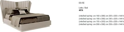Image de Lit double Lit rembourré Bois Lits Designer Double Cadre de Lit Nouveau