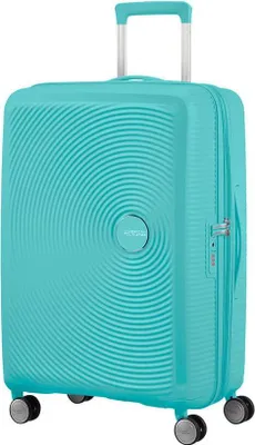 Immagine prodotto di American Tourister Sounbox Spinner Expandable Valigia Guscio rigido Blu 71,5 L Polipropilene (PP)