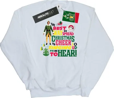 Produktbild von Elf - "Christmas Cheer" Sweatshirt für Damen BI5307 (XL) (Weiß)