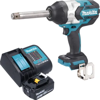 Obrázok produktu pre Akumulátorový rázový skrutkovač Makita DTW 1005 SG1 18 V 1360 Nm 3/4" bezkefový + 1x akumulátor 6,0 Ah + nabíjačka