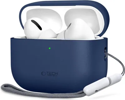 Zdjęcie produktu dla Tech-Protect Silikonowe etui Apple Airpods Pro 3 granatowe