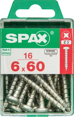 Produktbild von Spax Universalschrauben 6.0 x 60 mm TX 30 - 16 Stk.