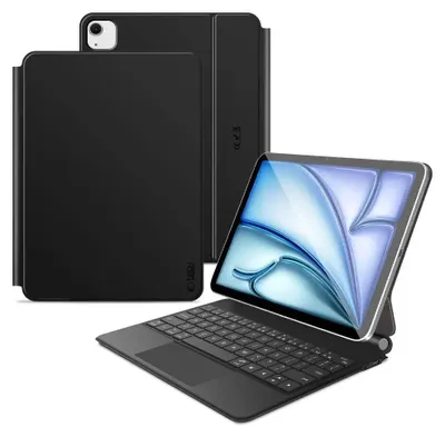 Produktbild von Tech-Protect Smartcase Magnetic mit Tastatur für iPad Air 10,9" 2020 / 2022 / iPad Air 11" 2024 / 2025 - Schwarz