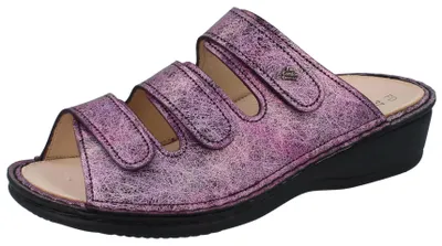 Zdjęcie produktu dla FINN COMFORT Pisa klapki damskie różowa błyszcząca gładka skóra : 40 Rozmiar buta: 40