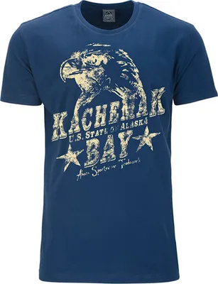 Produktbild von Übergrößen T-Shirt Eagle beige AHORN SPORTSWEAR Alpine Blue 9XL